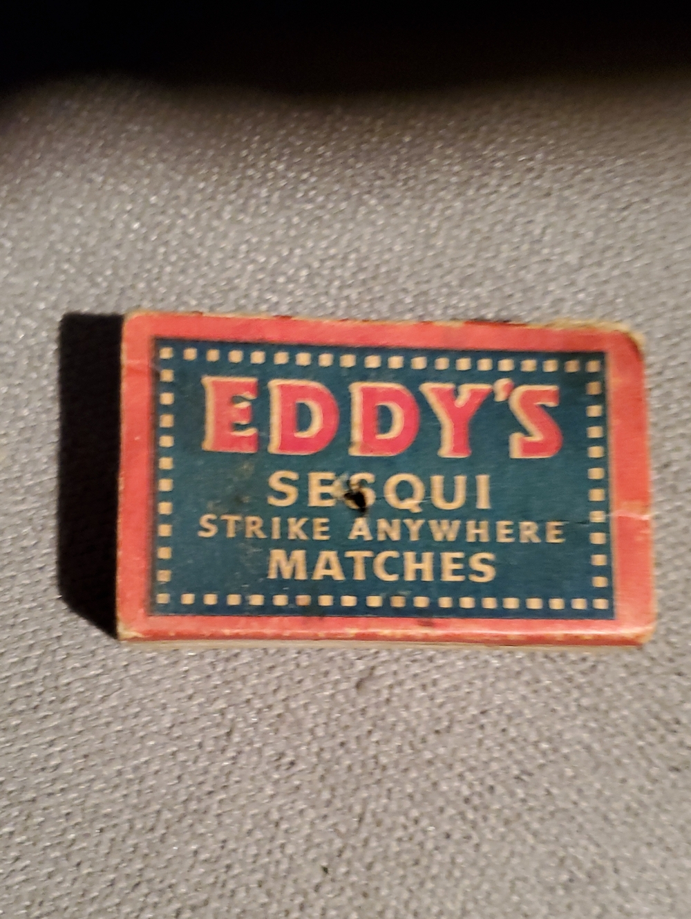 Sesqui Strike-Anywhere Matches - Red & Navy Produce Between 1920 To 1940